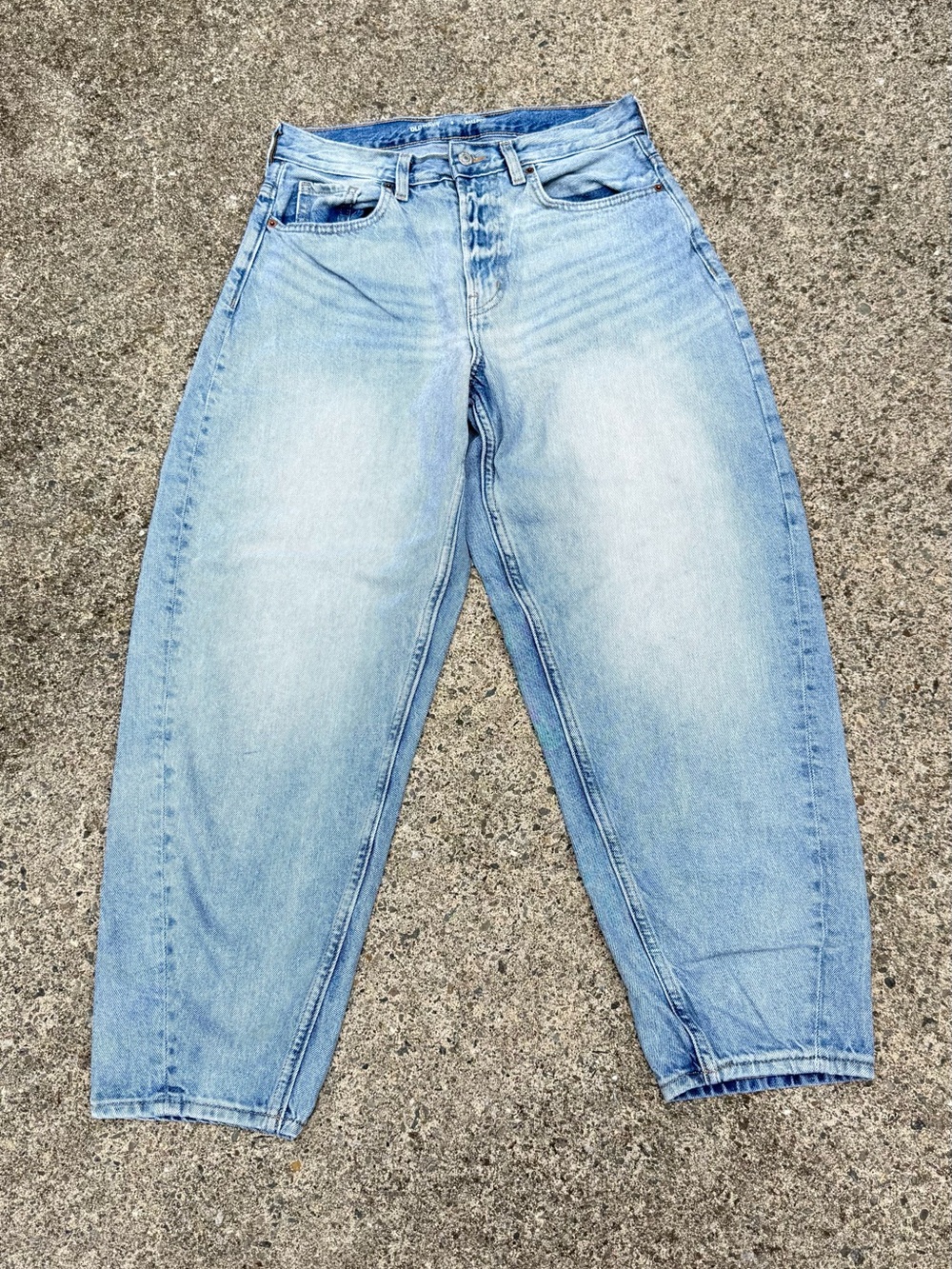 Old Navy Balloon Jeans – Light Wash Denim – Women’s Size 8